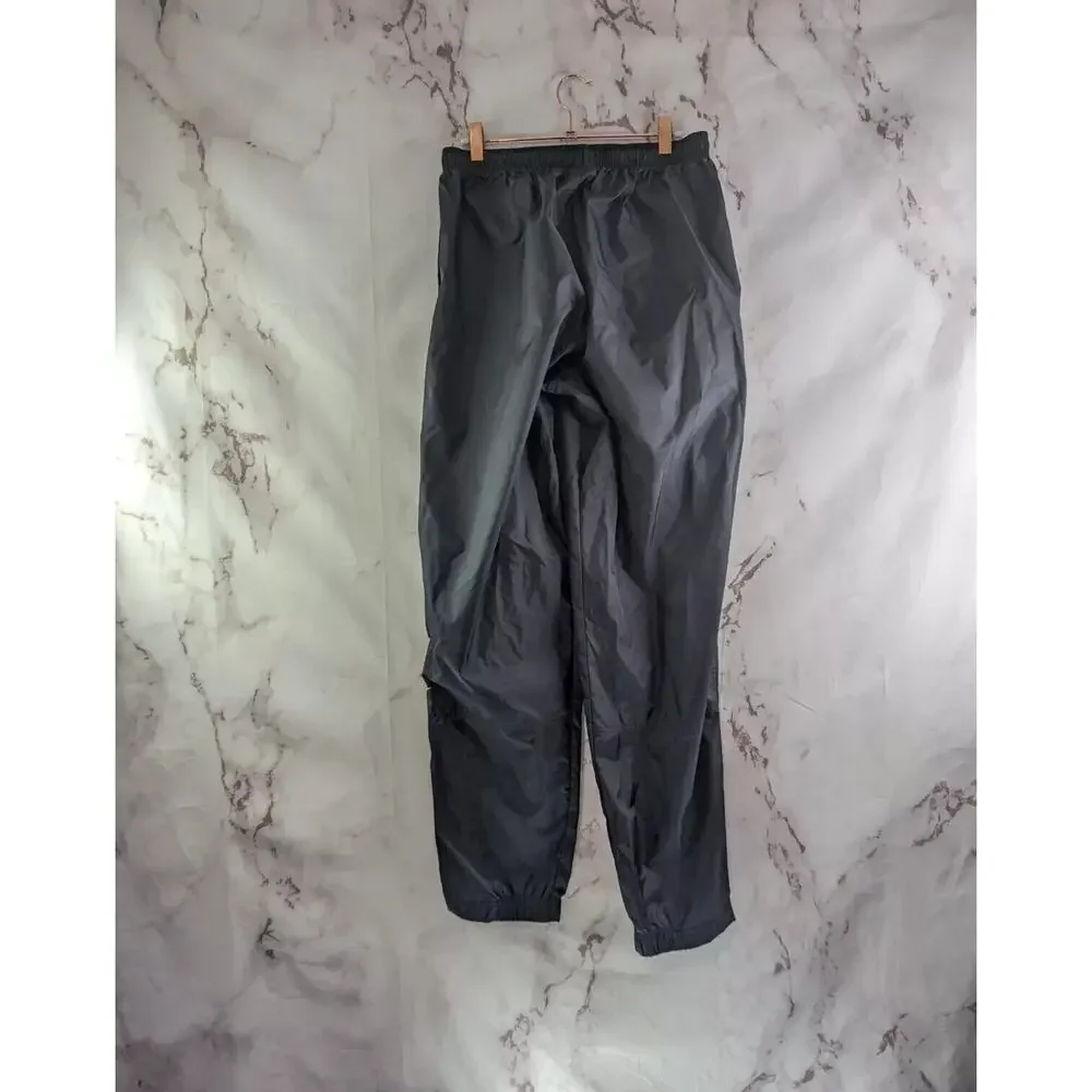 Vintage Nike Pant Womens Large Windbreaker Track Black Lightweight Shell 90s
